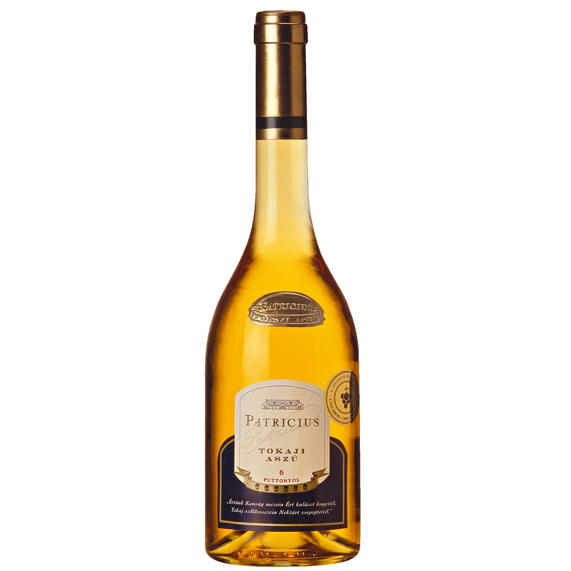Vinho Patricius Tokaji Aszu 6 Puttonyos 500ml