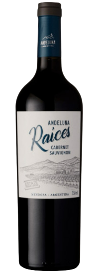 Vinho Andeluna Raíces Cabernet Sauvignon 750 ml