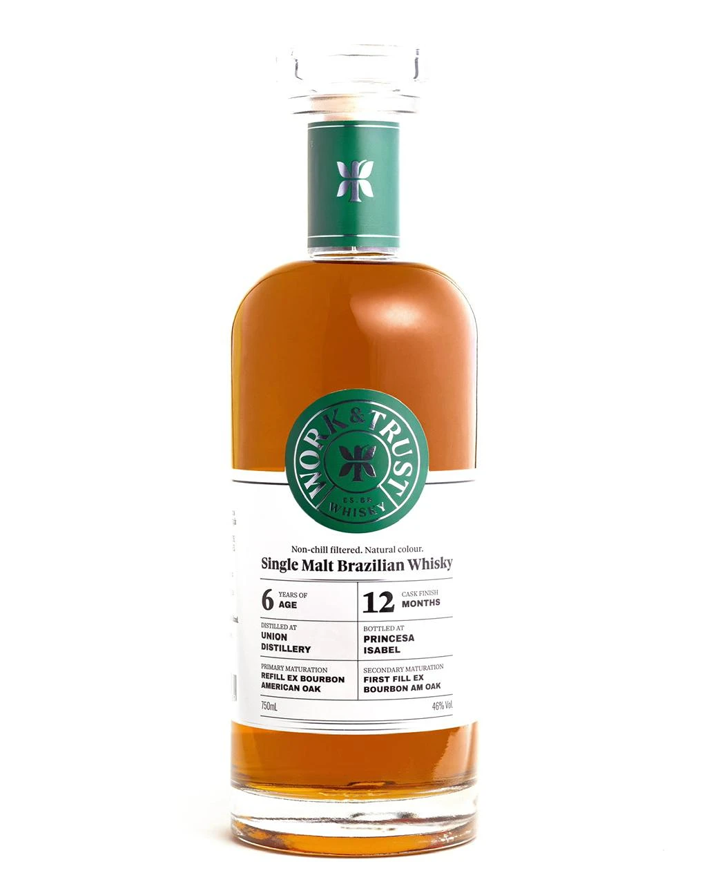 Whisky Work &amp; Trust  Ex Bourbon American Oak 750ml