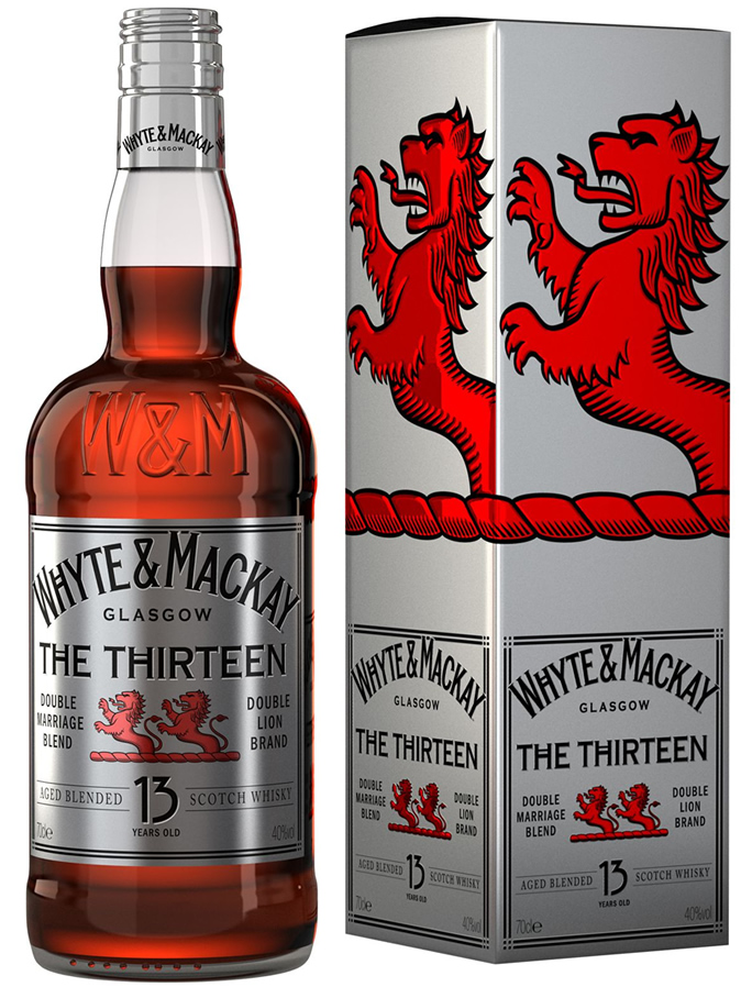 Whisky Whyte &amp; Mackay 13 anos 1000 ml