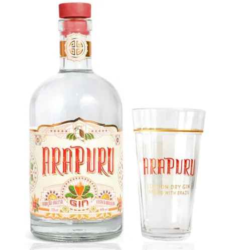 Gin Arapuru 750 ml + Copo