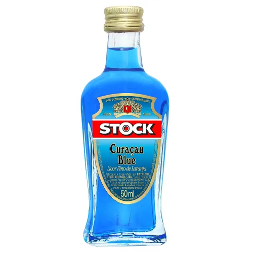 Miniatura Licor Stock Curaçau Blue 50 ml