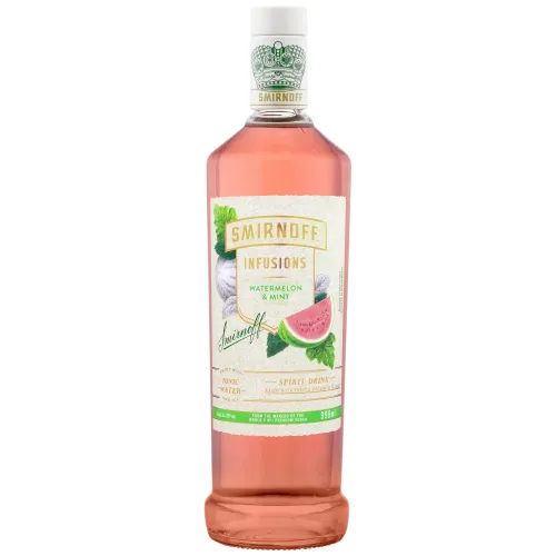 Vodka Smirnoff Infusions Melancia &amp; Menta 998ml